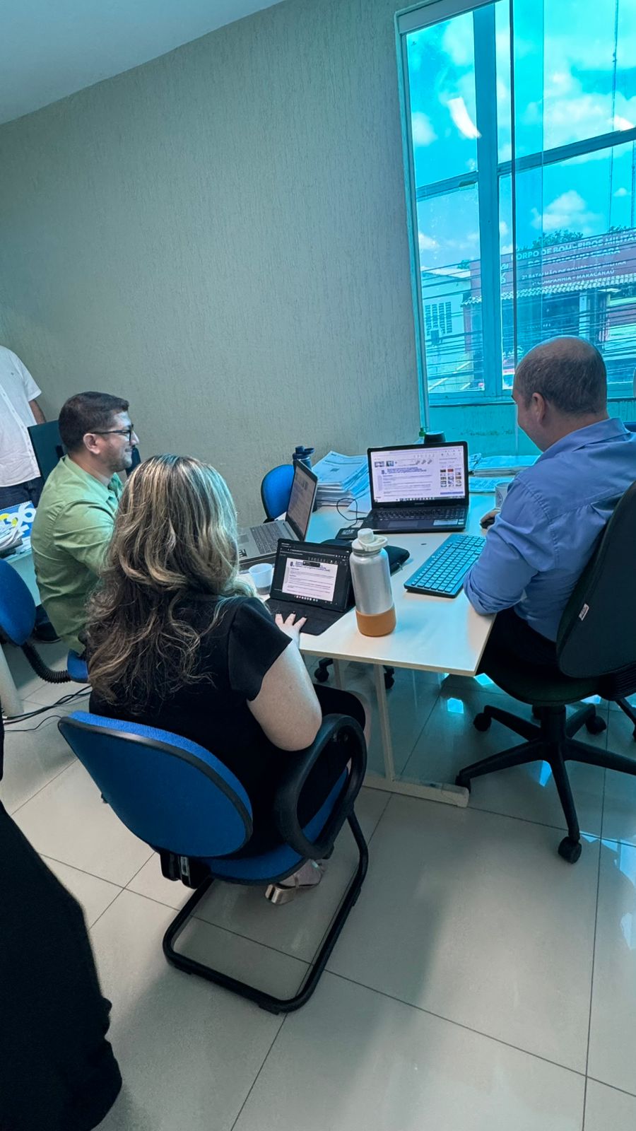 Participantes da reunião do Comitê de Investimentos